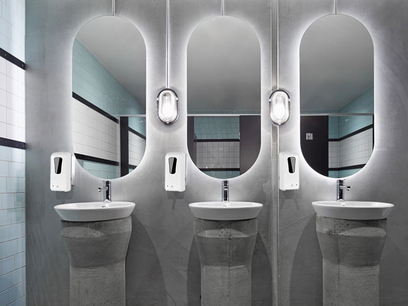 Automatic soap dispensers